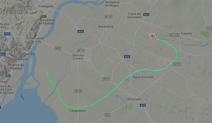 Lot Astana airlines KZR1388 KC1388 Portugalia, Lizbona, wypadek Lotniczy.